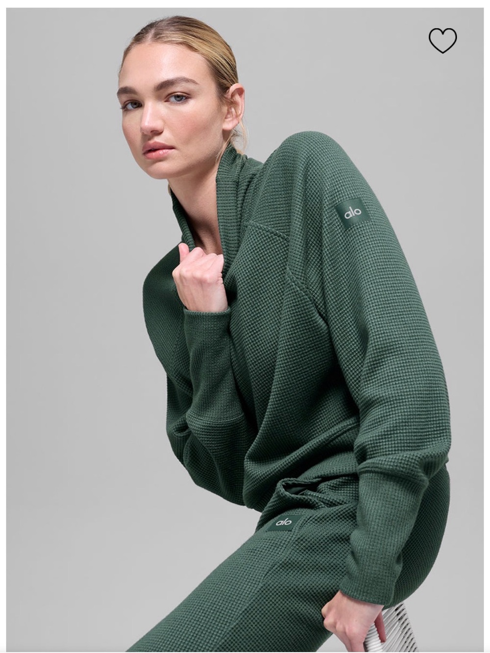 ALO Set in clover green - like new!